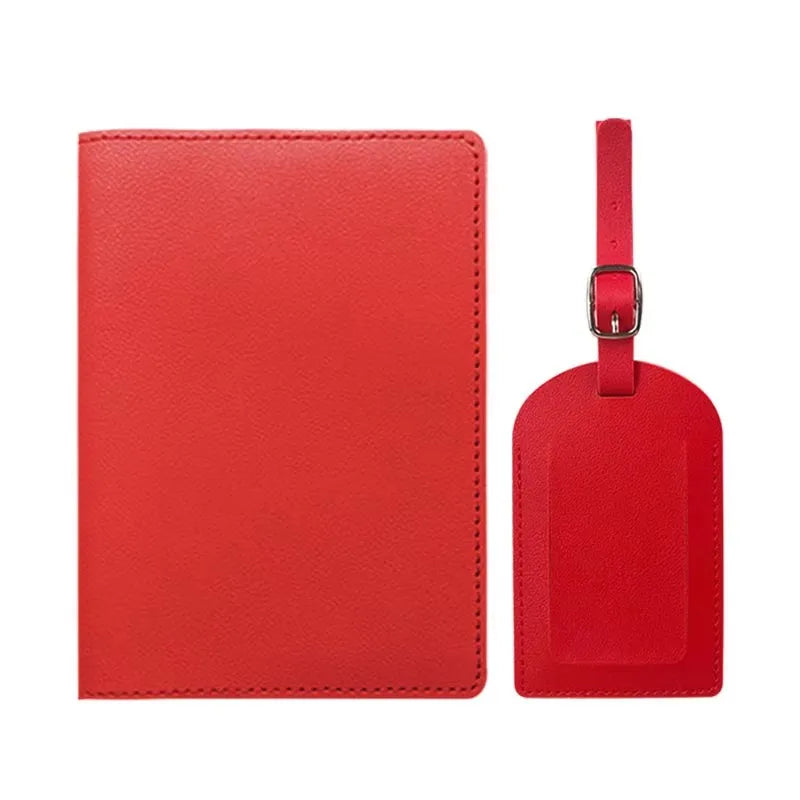 Protège Passeport Et Etiquette Valise - Léo