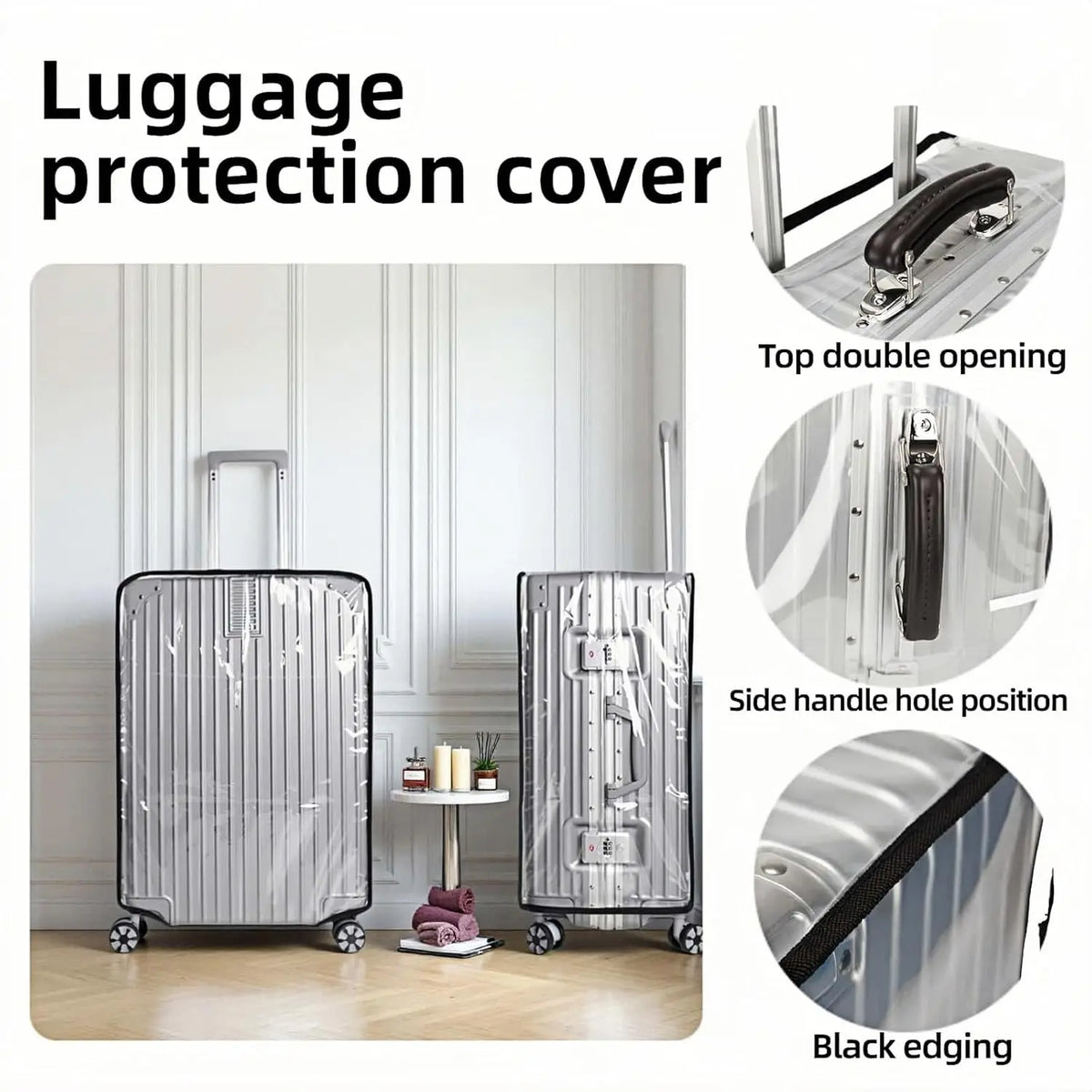 Housse De Protection Transparente Pour Valise - Tom