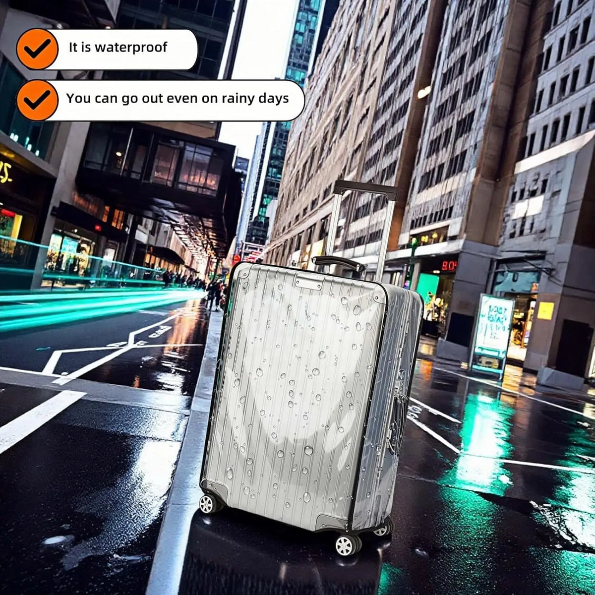 Housse De Protection Transparente Pour Valise - Tom