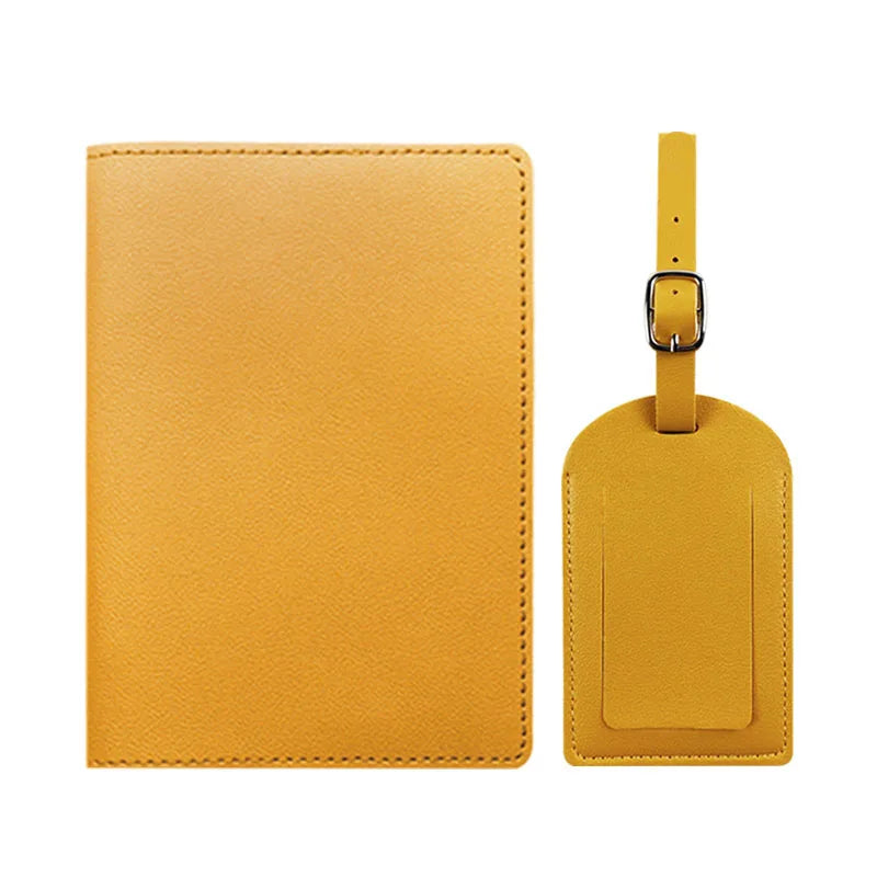 Protège Passeport Et Etiquette Valise - Léo