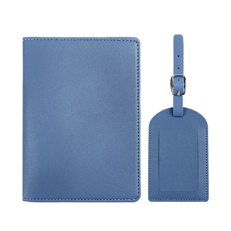 Protège Passeport Et Etiquette Valise - Léo
