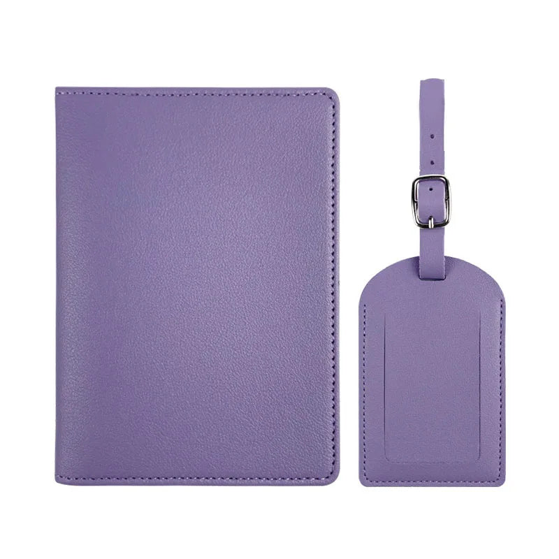 Protège Passeport Et Etiquette Valise - Léo